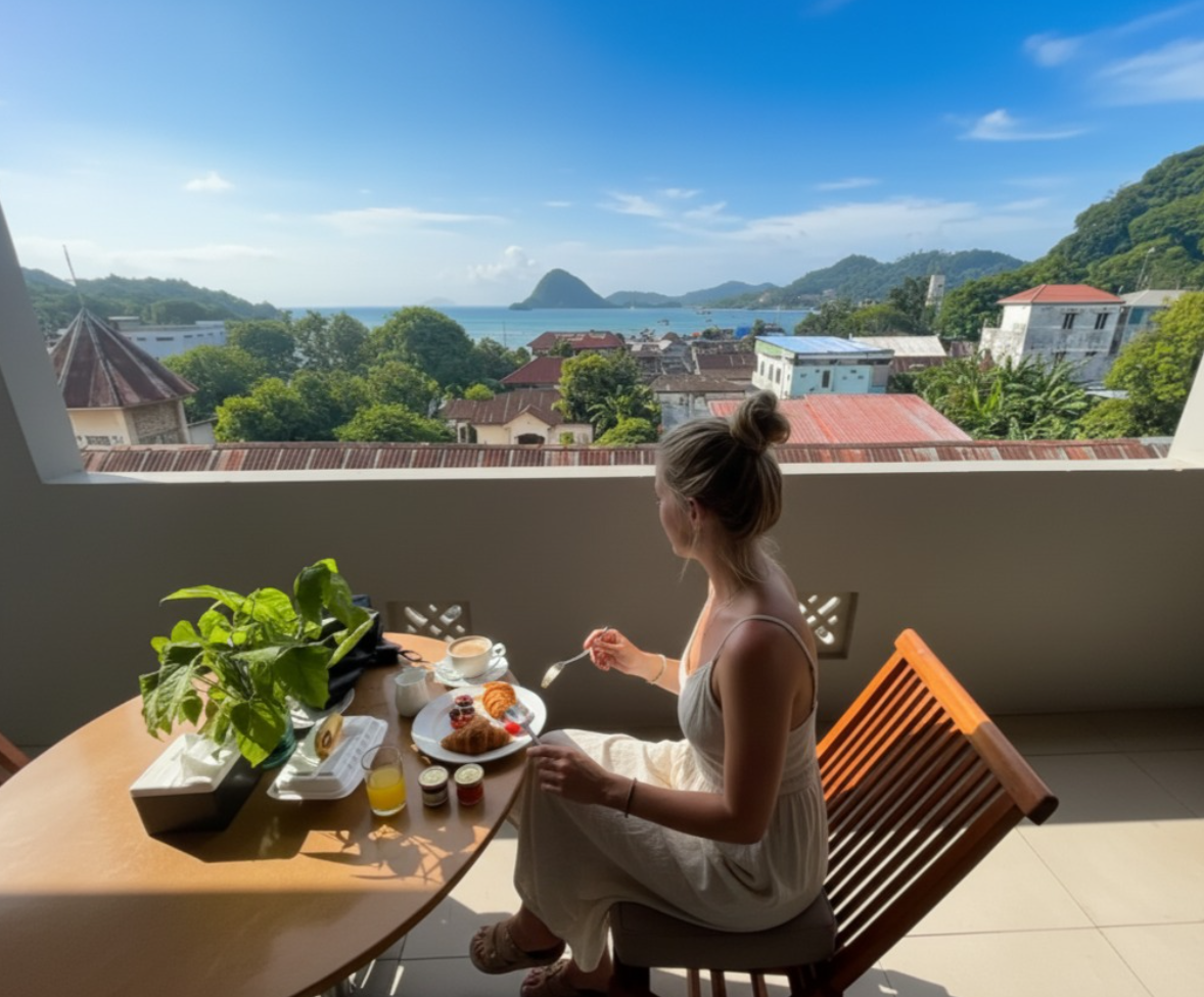 Komodo Lodge Labuan Bajo booking official near harbor