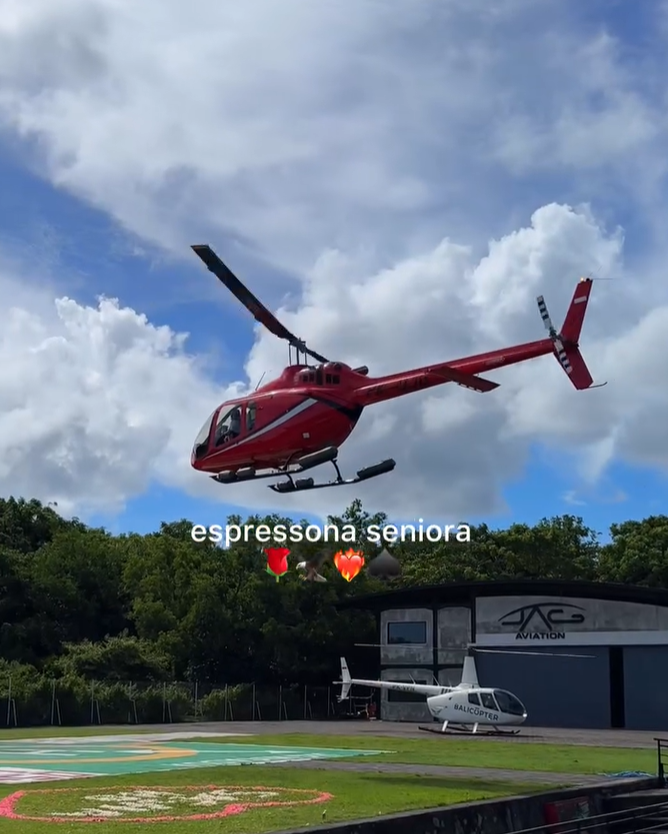 Luxury Canggu Helicopter Tours offering incredible aerial views of the coastline.