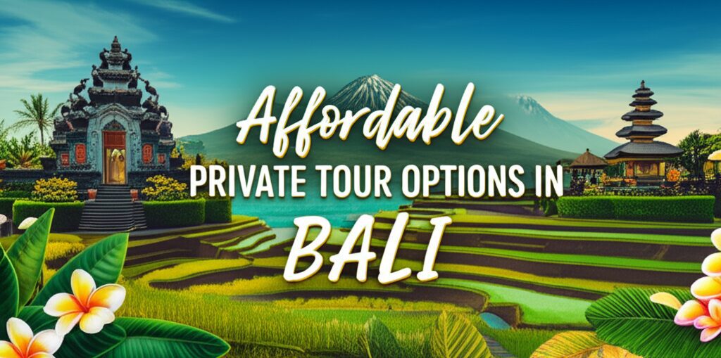 Affordable Private Tour Options in Bali