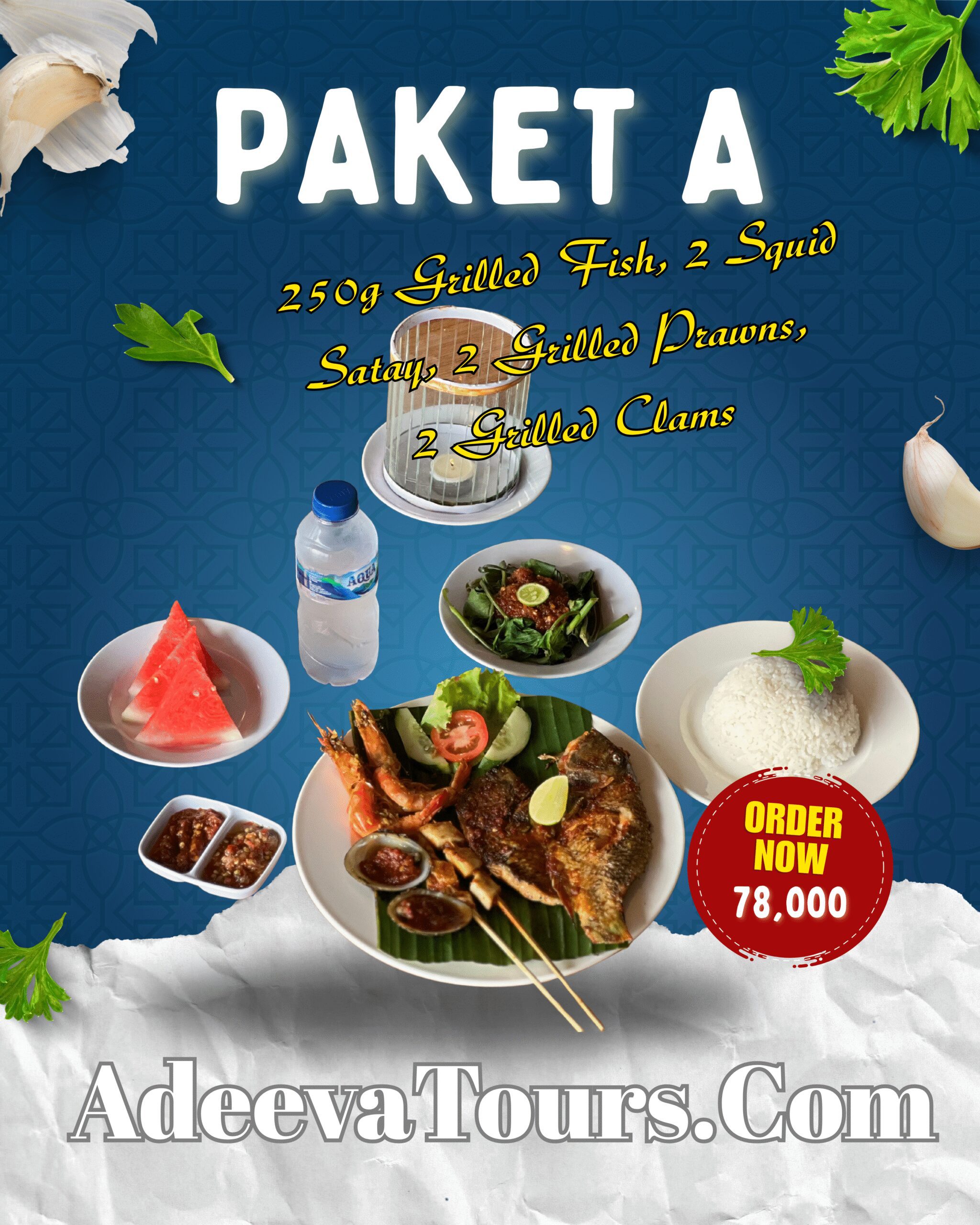 Jmbaran bay seafood packages