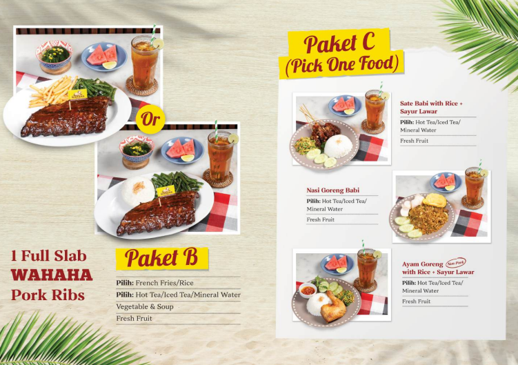 Pre-order Wahaha Pork Ribs Bali Package 2026 Ultimate Ribs