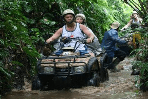 Bakas ATV ride package price Melangit River crossing