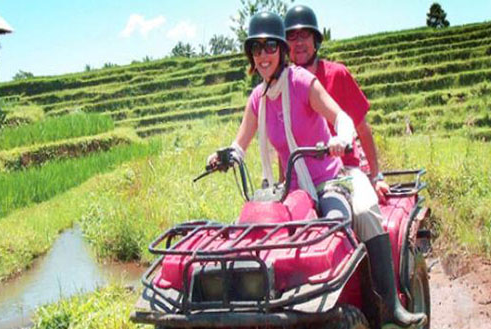 Bakas ATV ride package price Melangit River crossing