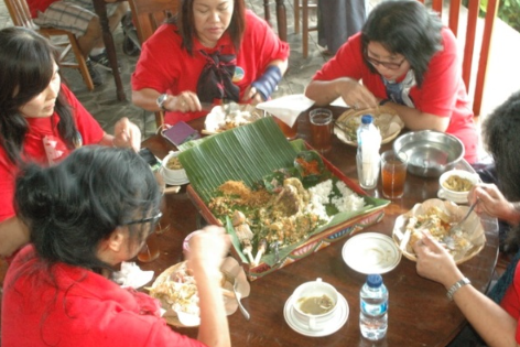 Ayung River rafting team building package corporate outbound Bali