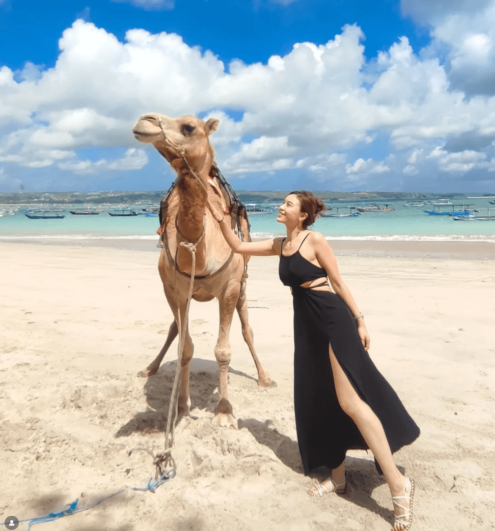 Bali camel riding package price Kelan Beach sunset