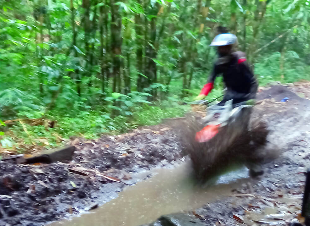 Bali dirt bike tour with bike insurance Pekutatan