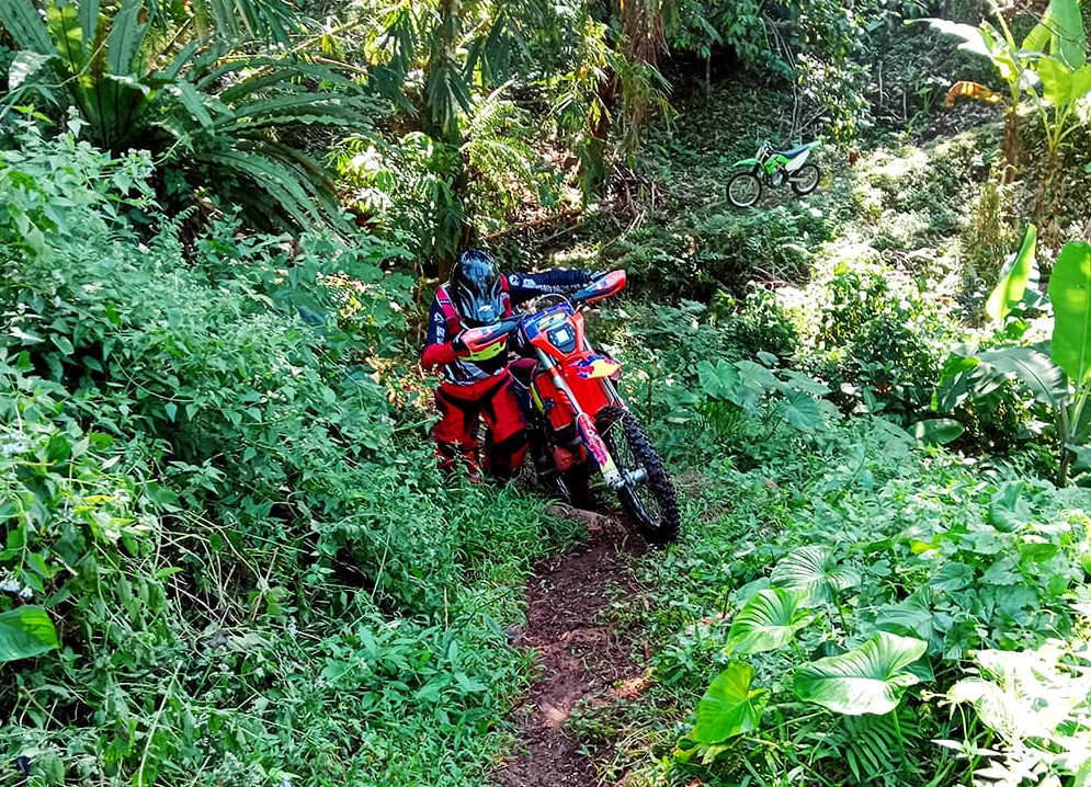 Bali rainforest full day enduro tour Batukaru track