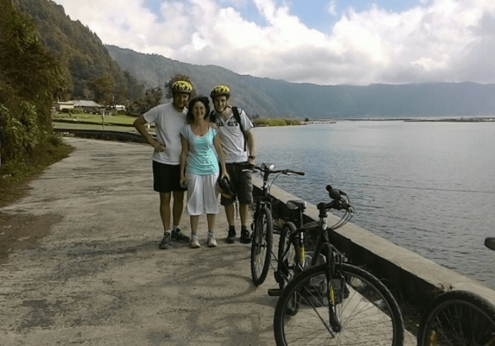 Batur cycling and hot spring package price Toya Devasya