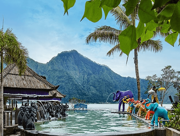 Batur cycling and hot spring package price Toya Devasya