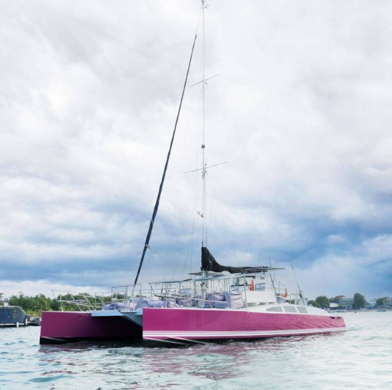 Book Aneecha luxury yacht sharing trip Bali sunset party on deck