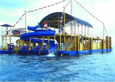 Book Bali Bounty Cruise Nusa Lembongan online 44m water slide