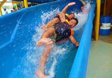 Book Bali Bounty Cruise Nusa Lembongan online 44m water slide