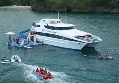 Book Bali Fun Ship Lembongan Island Cruise online jacuzzi deck