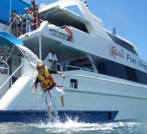 Book Bali Fun Ship Lembongan Island Cruise online jacuzzi deck