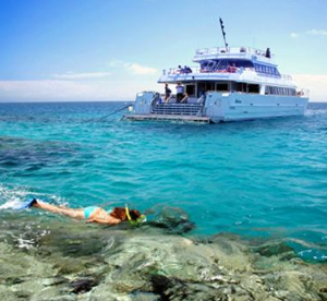 Book Bali Hai Lembongan Island Reef Cruise online pontoon activities