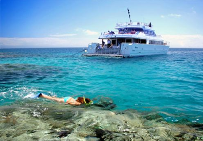 Book Bali Hai Lembongan Island Reef Cruise online pontoon activities