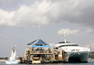 Book Bali Hai Lembongan Island Reef Cruise online pontoon activities