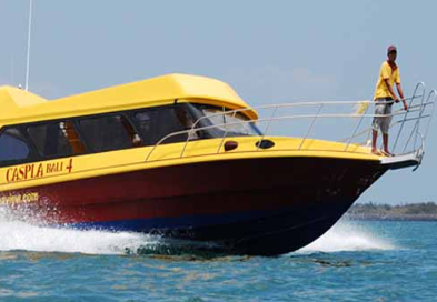 Book Caspla Fast Boat Nusa Penida to Gili T - Direct Buyuk Harbour Crossing