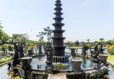 Book East Bali tour Tirta Gangga online fountain and stepping stones