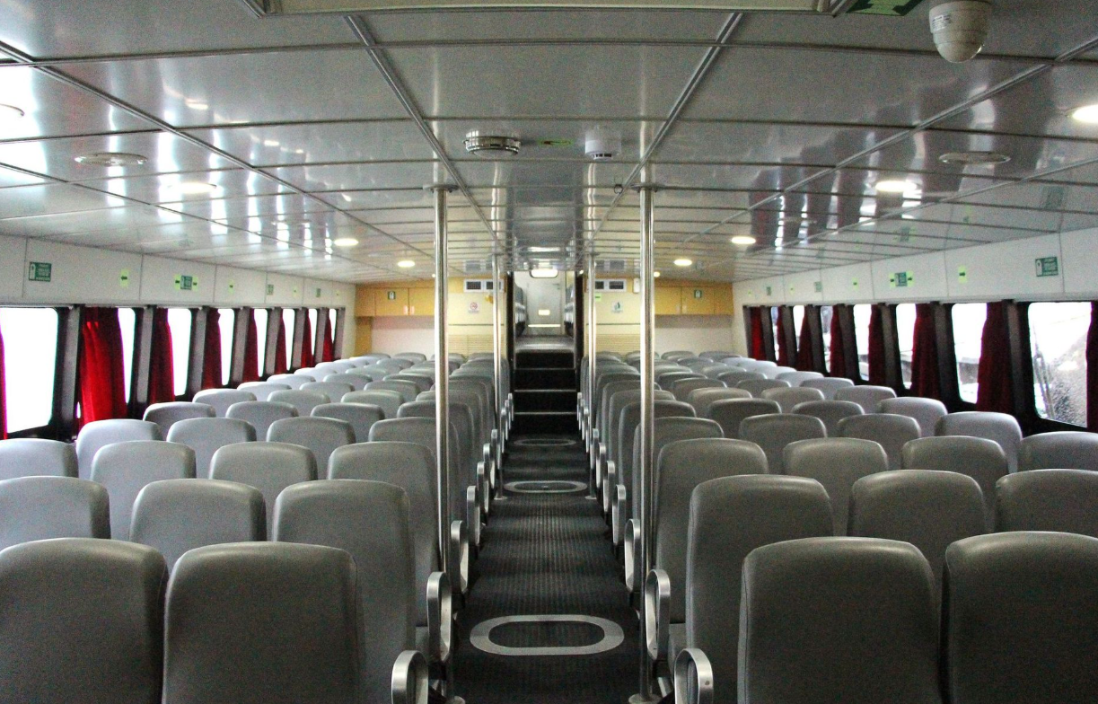 Book Eka Jaya Fast Boat Sanur to Nusa Penida - Aluminum Ferry Deck.