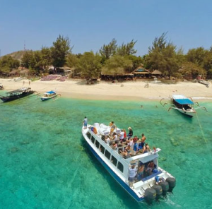 Book Gili Getaway Fast Boat Serangan to Gili T - 750HP Narooma Luxury Vessel
