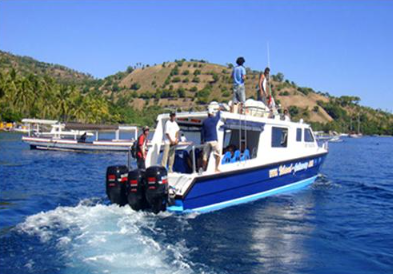 Book Gili Getaway Fast Boat Serangan to Gili T - 750HP Narooma Luxury Vessel
