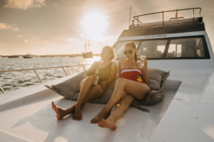 Book Jet Asia Bali Sunset Dinner Open Trip tickets yacht view