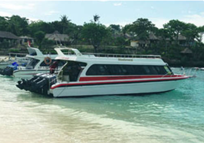 Book Lembongan Paradise Cruise Sanur to Lembongan - Fast Boat View