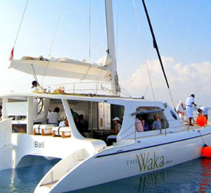 Book Waka Sailing Catamaran Lembongan tour luxury day trip