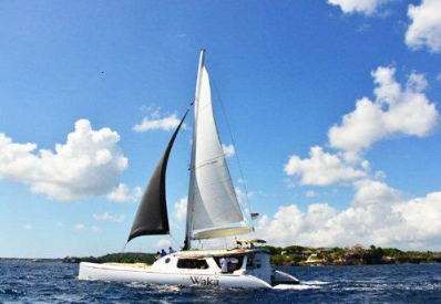 Book Waka Sailing Catamaran Lembongan tour luxury day trip