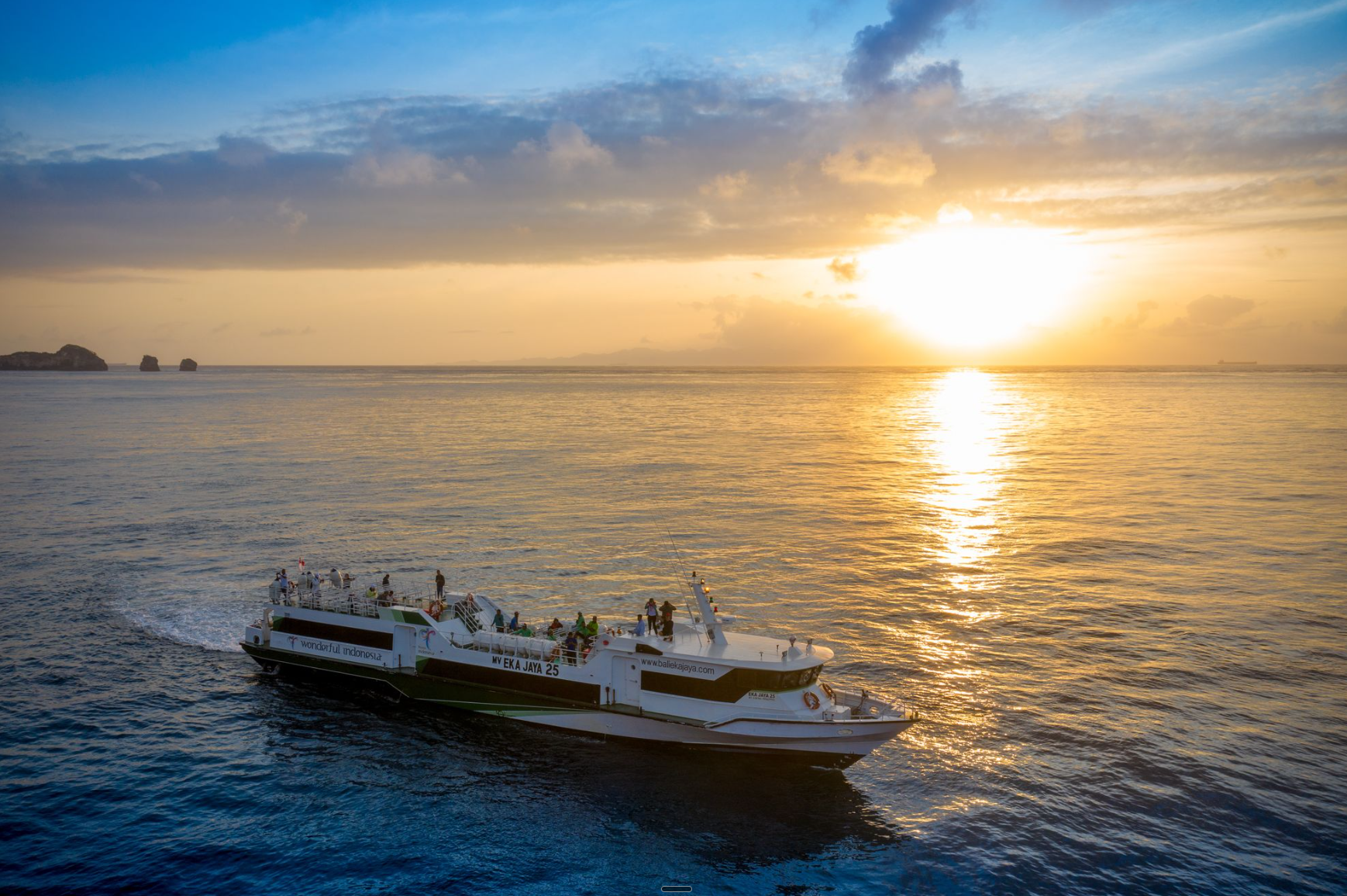 Eka Jaya Fast Boat ticket price 2025 2026 premium aluminum ferry at Serangan