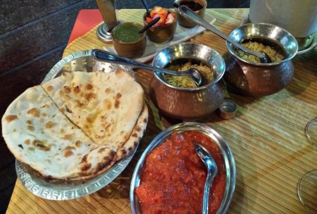 Indian buffet price Bali 2025 vegetarian and non-vegetarian spread