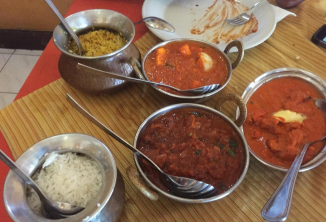 Indian buffet price Bali 2025 vegetarian and non-vegetarian spread