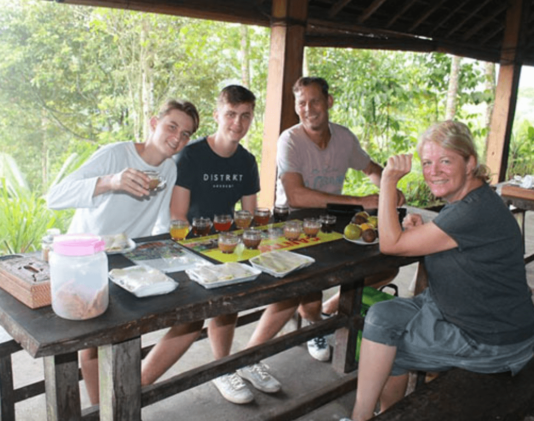 Kintamani downhill cycling tour price volcano view