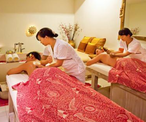 Kupu Kupu Mas Spa Jimbaran Balinese massage and flower bath treatment