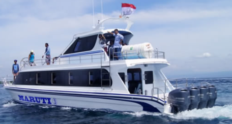 Maruti Express ticket price 2025 2026 fast boat at Sanur Beach
