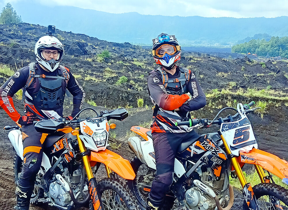 Mount Batur black lava dirt bike price Kintamani trail