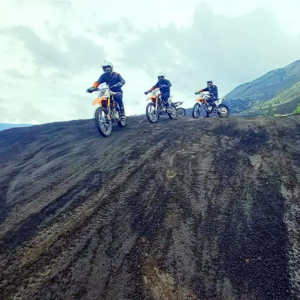 Mount Batur black lava dirt bike price Kintamani trail