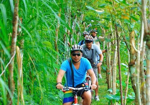 Mount Batur downhill cycling price Sobek tour