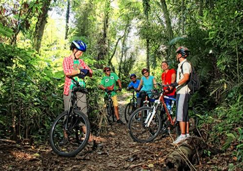 Mount Batur downhill cycling price Sobek tour
