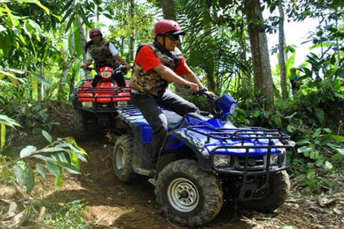 Taro Village ATV adventure booking rice field view 2 Taro Village ATV adventure booking rice field view