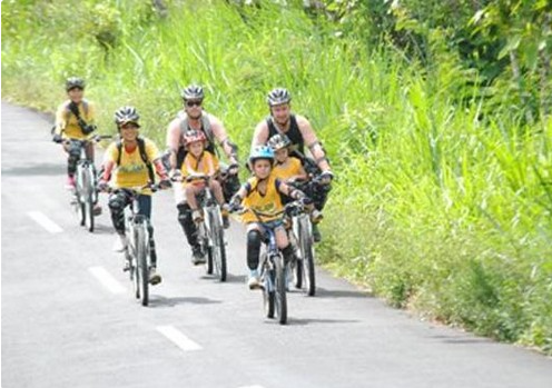 Ubud cycling tour with baby seat family ride 6 Ubud cycling tour with baby seat family ride