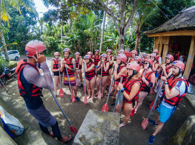 Village Cycling with Rafting 4 Ubud cycling and rafting combo price rice fields