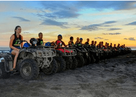 Wake ATV ride Bali package price black sand beach 2 Wake ATV ride Bali package price black sand beach