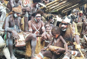 Adventure travelers on a Book 14 Day Baliem Valley and Korowai Tour