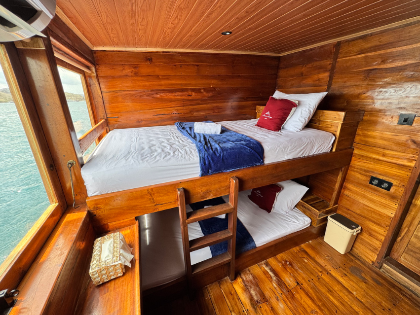 Book Private Trip by Aimar Always Deluxe Phinisi 2026 Master Balcony