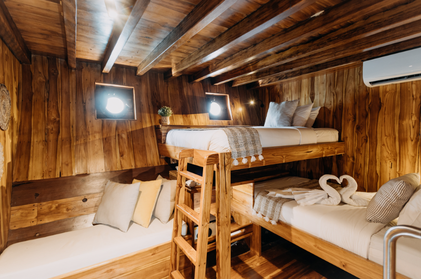 Book Private Trip by Andamari Deluxe Phinisi 2026 Master Cabin