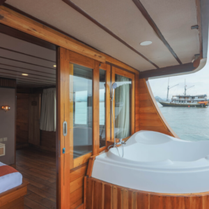 Book Private Trip by Elrora Luxury Phinisi 2026 Master Suite