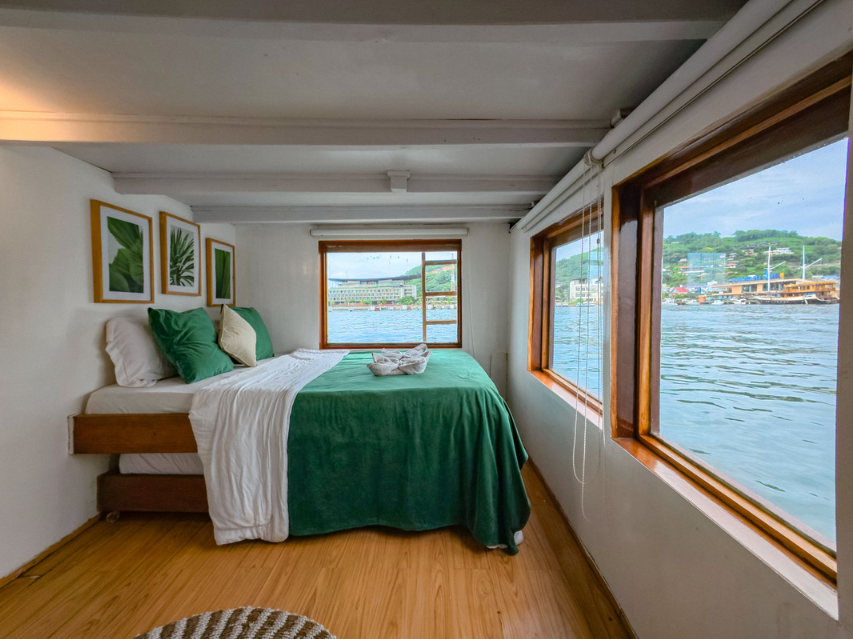 Book Private Trip by Hatira Hela Deluxe Phinisi 2026 Sundeck View