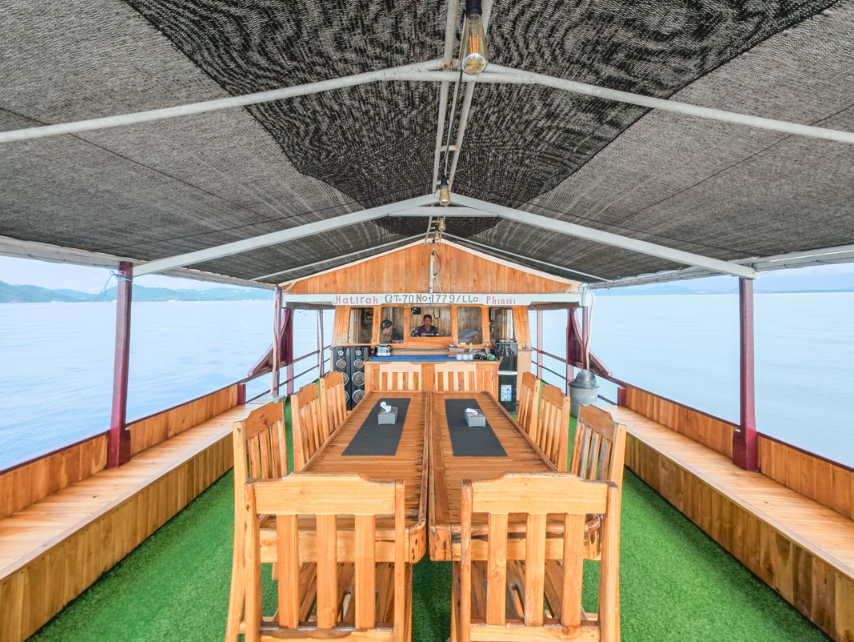 Book Private Trip by Hatira Hela Deluxe Phinisi 2026 Sundeck View